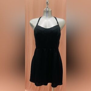 BCBGeneration Black Mini Dress with Adjustable Straps